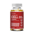 Antarctic Krill Oil Supplement - Omega-3 EPA, DHA, Astaxanthin - Supports Brain and Heart Health, Cardiovascular Health