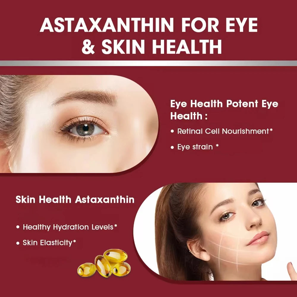 Antarctic Krill Oil Supplement - Omega-3 EPA, DHA, Astaxanthin - Supports Brain and Heart Health, Cardiovascular Health